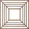 Ekena Millwork Raven Wood Fretwork Pierced Ceiling Medallion, Walnut, 16"OD x 5 7/8"ID x 1/4"T CMWP16X16X0250RAWA - alternate 3